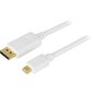 Deltaco, DisplayPort - Mini DisplayPort, 1m цена и информация | Juhtmed ja kaablid | hansapost.ee