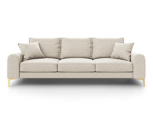 Трехместный диван Mazzini Sofas Madara 237 см, светло-бежевый цена и информация | Диваны | hansapost.ee