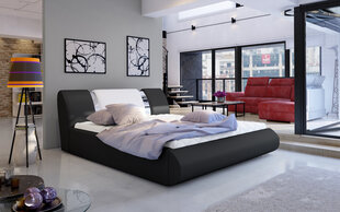 Кровать  Flavio, 140х200 см, черный/белый цвет цена и информация | Кровати | hansapost.ee