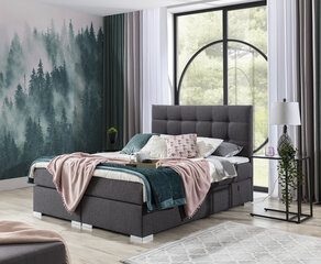 Кровать Inez 180X200 см, серый цвет цена и информация | Кровати | hansapost.ee