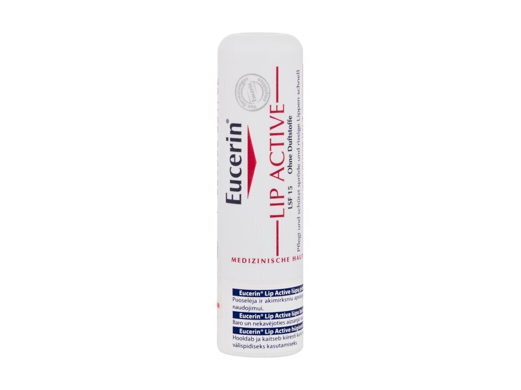 Hügieeniline huulepulk Eucerin Lip Active, 4,8 g цена и информация | Huulekosmeetika | hansapost.ee