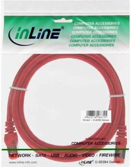 InLine 76422R, RJ45 CAT6 S/FTP, 25 см цена и информация | Кабели и провода | hansapost.ee