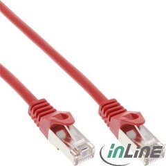 InLine 72503R, RJ45 CAT5e SF/UTP, 3 м цена и информация | Кабели и провода | hansapost.ee