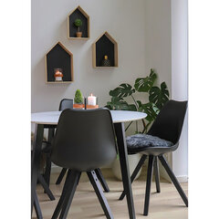 2-tooliga komplekt Bergen, must hind ja info | Köögitoolid, söögitoolid | hansapost.ee