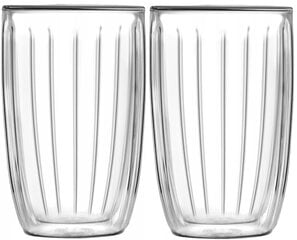 Набор высоких стаканов Vialli Design Tulip, 2 шт. цена и информация | Стаканы, фужеры, кувшины | hansapost.ee