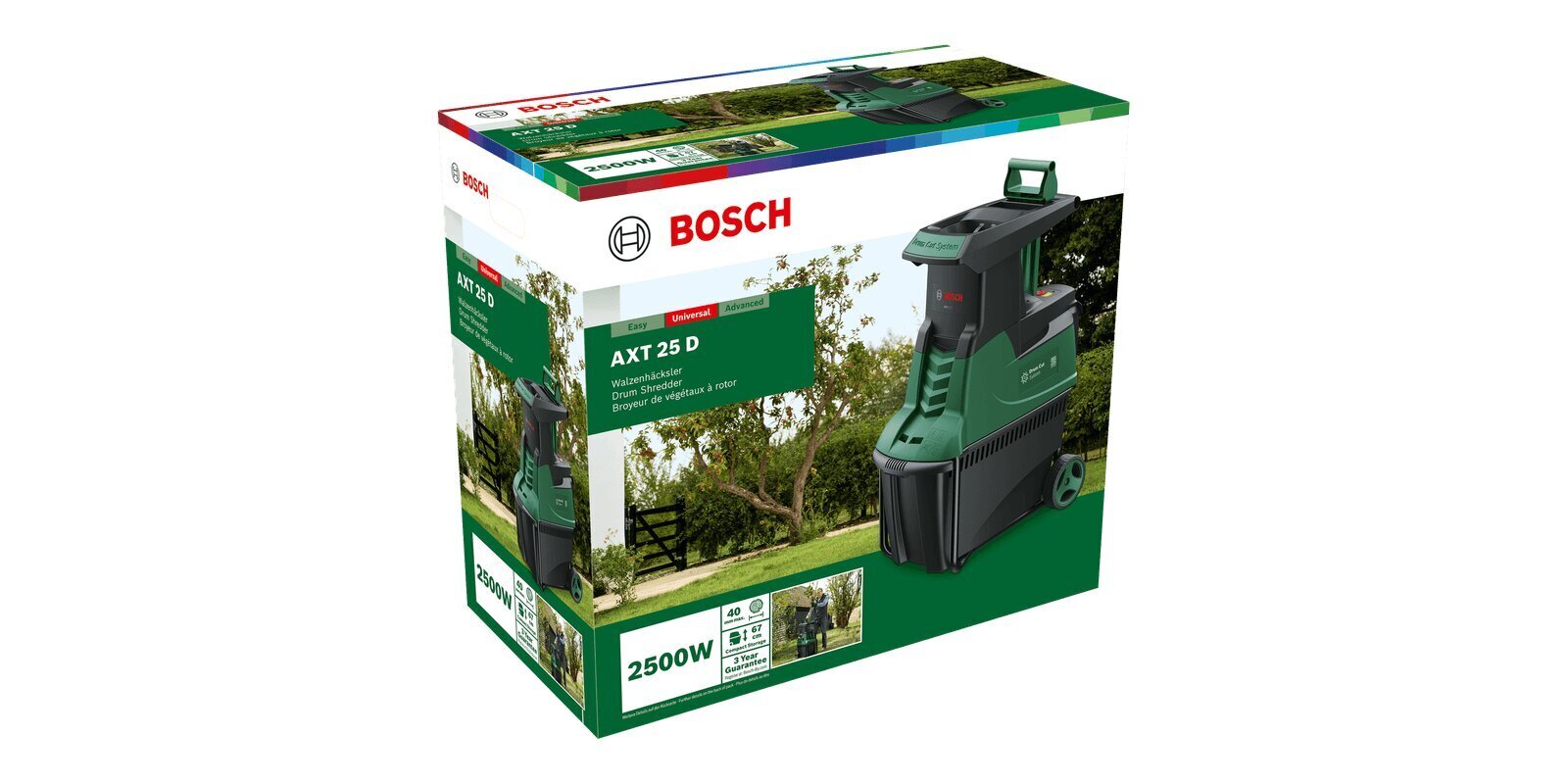 Oksapurustaja Bosch AXT 25 D 0600803103 цена и информация | Lehepuhurid ja oksapurustajad | hansapost.ee