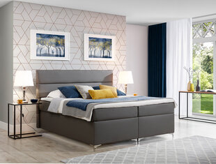Кровать  Amadeo, 160х200 см, серый цвет цена и информация | Кровати | hansapost.ee