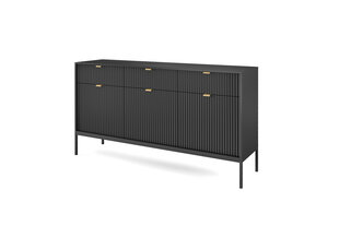 Kummut AKL Furniture Nova Sands KSZ154, must hind ja info | Kummutid | hansapost.ee