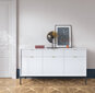 Kummut AKL Furniture Nova Sands KSZ154, valge цена и информация | Kummutid | hansapost.ee