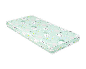 Madrats KikkaBoo DayDream Clouds Mint, 60x120x10 cm, roheline hind ja info | Madratsid | hansapost.ee