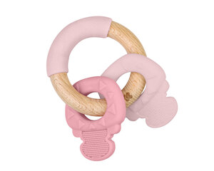 Прорезыватель Kikka Boo ключи, розовый, 1 шт. цена и информация | Игрушки для малышей | hansapost.ee