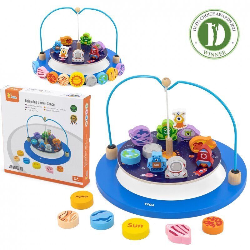 VIGA Puidust ppemng Balance Cosmos цена и информация | Arendavad laste mänguasjad | hansapost.ee