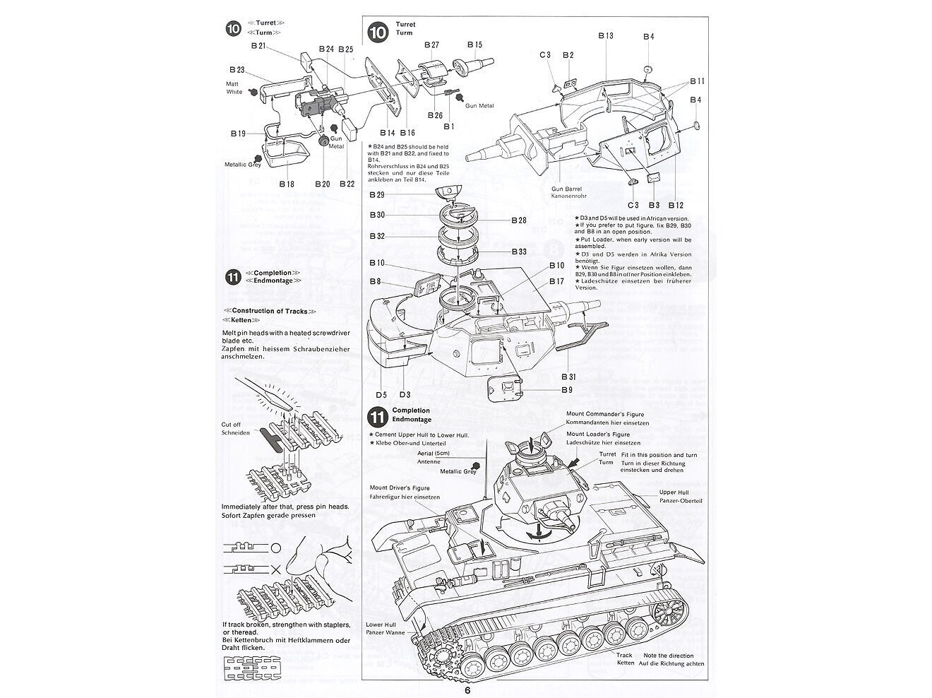 Tamiya - German Pz.Kpfw. IV Ausf.D, 1/35, 35096 цена и информация | Klotsid ja konstruktorid | hansapost.ee