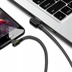 McDodo telefonikaabel Kiirlaadimine, 90° nurga all LED USB TYP C 1.8m hind ja info | Mcdodo Mobiiltelefonid, fotokaamerad, nutiseadmed | hansapost.ee