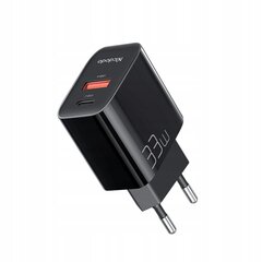 Зарядное устройство для телефонов Mcdodo, быстрое, USB, USB-C, 33 Вт, кабель в комплекте, 60 Вт, черный, CH-0922 цена и информация | Зарядные устройства для телефонов | hansapost.ee