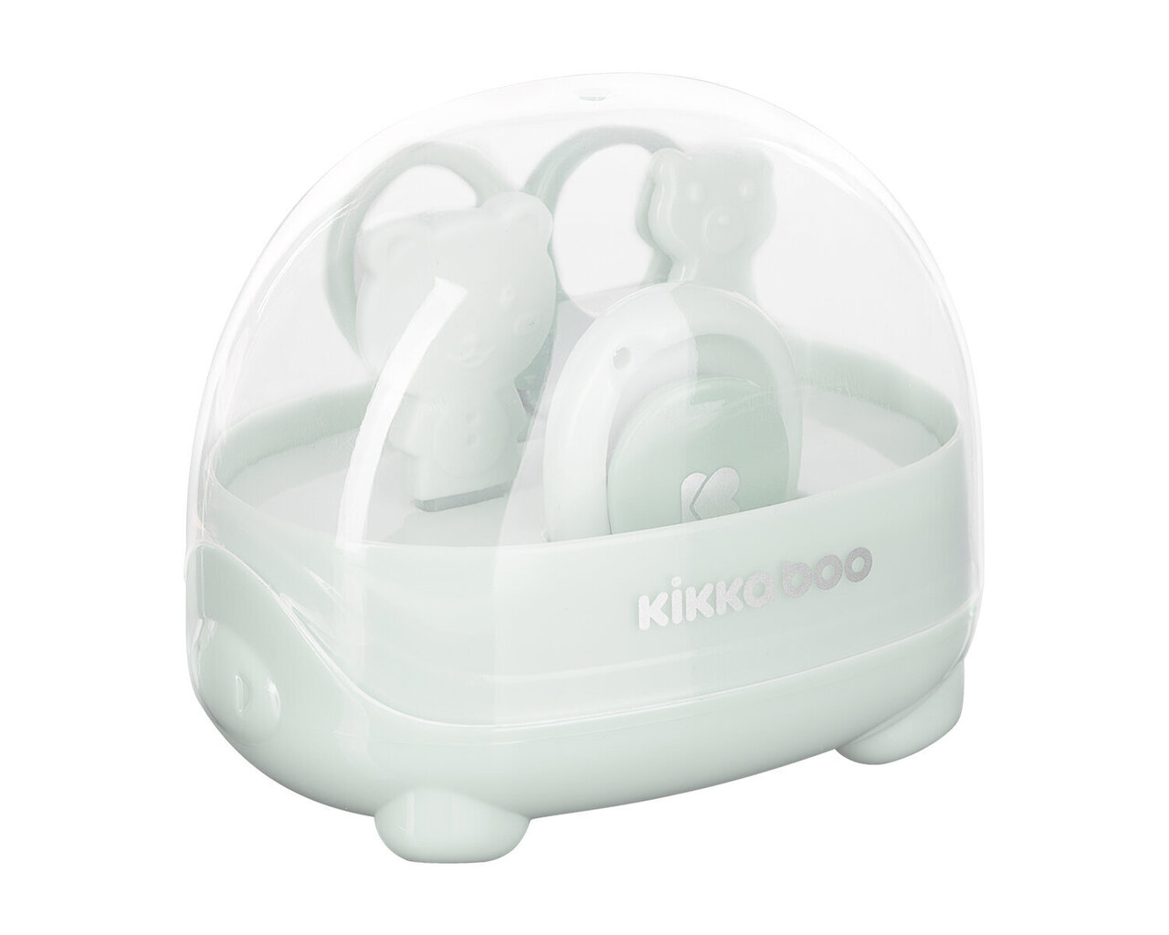 Laste küüntehoolduskomplekt Kikka Boo Bear Mint, 4 tk. hind ja info | Hügieenitarbed beebidele | hansapost.ee