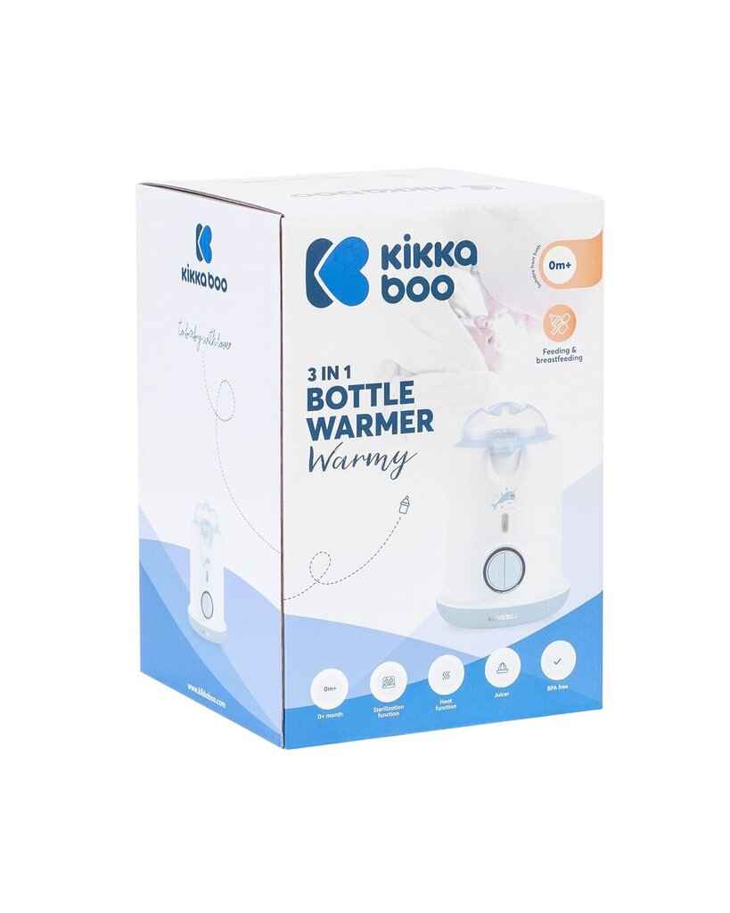 Pudelisoojendaja ja steriliseerija Kikka Boo Warmy 3in1 hind ja info | Pudelisoojendajad ja sterilisaatorid | hansapost.ee