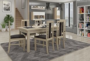 Söögitoa komplekt ADRK Furniture Rodos 59, beež/hall цена и информация | Комплекты мебели для столовой | hansapost.ee