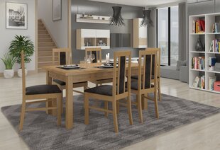 Söögitoa komplekt ADRK Furniture Rodos 59, pruun/hall цена и информация | ADRK Furniture Кухонная мебель | hansapost.ee