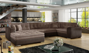 Мягкий угловой диван Damario, коричневый цена и информация | Угловые диваны | hansapost.ee