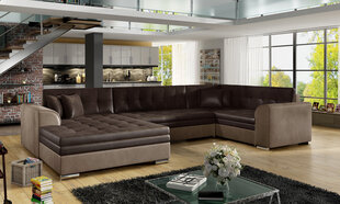Мягкий угловой диван Damario, коричневый цена и информация | Угловые диваны | hansapost.ee