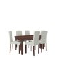 Köögimööbli komplekt ADRK Furniture Rodos 56, pruun/beež hind ja info | Söögilauakomplektid | hansapost.ee