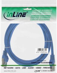 InLine 72522B, RJ45 CAT5e SF/UTP, 25 см цена и информация | Кабели и провода | hansapost.ee
