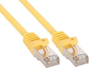 InLine 72550Y, RJ45 CAT5e SF/UTP, 0.5 m hind ja info | Juhtmed ja kaablid | hansapost.ee