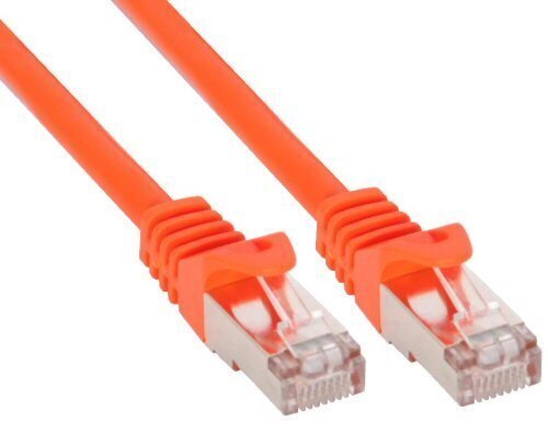 InLine 72505O, RJ45 CAT5e SF/UTP, 5 m hind ja info | Juhtmed ja kaablid | hansapost.ee