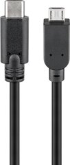 Goobay USB-C - micro-B, 1 м цена и информация | Кабели и провода | hansapost.ee