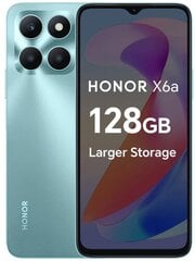 Honor X6A 4/128GB 5109ATMC Cyan Lake hind ja info | Honor Mobiiltelefonid, fotokaamerad, nutiseadmed | hansapost.ee