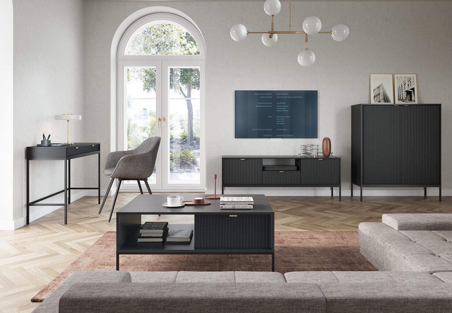 Kummut AKL Furniture Nova Sands K104, must цена и информация | Kummutid | hansapost.ee