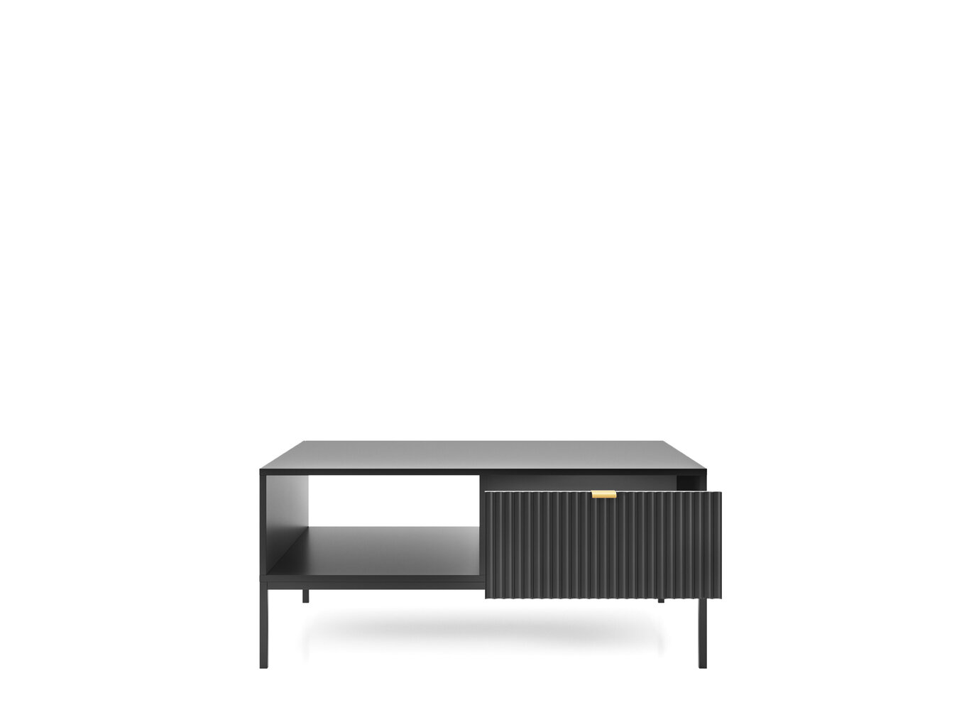 Diivanilaud AKL Furniture Nova Sands L104, must цена и информация | Diivanilauad | hansapost.ee