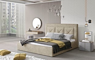 Кровать  Cloe, 140х200 см, песочный цвет цена и информация | Кровати | hansapost.ee