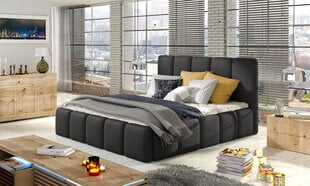 Кровать  Edvige, 140х200 см, черный цвет цена и информация | Кровати | hansapost.ee