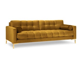 Четырехместный диван Cosmopolitan Design Bali, желтый/золотой цена и информация | Диваны | hansapost.ee
