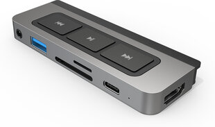 Hyper HyperDrive 6-in-1, USB-C hind ja info | Juhtmed ja kaablid | hansapost.ee