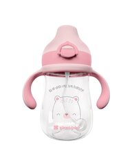 Детская питьевая бутылка Kikka Boo Bear with Me, розовый, 6 мес+, 300 мл цена и информация | Бутылочки и аксессуары | hansapost.ee