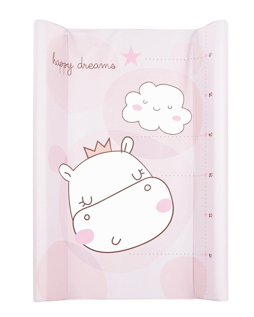 Mähkimislaud Kikka Boo Hippo Dreams, 70x50 cm цена и информация | Mähkimislinad ja mähkimisalused | hansapost.ee