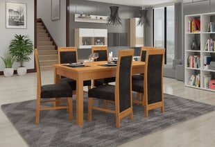 Обеденный комплект ADRK Furniture Rodos 57, коричневый/серый цвет цена и информация | Комплекты мебели для столовой | hansapost.ee