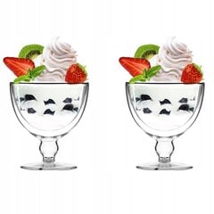 Набор десертных бокалов Vialli Design Amo, 2 шт. цена и информация | Стаканы, фужеры, кувшины | hansapost.ee