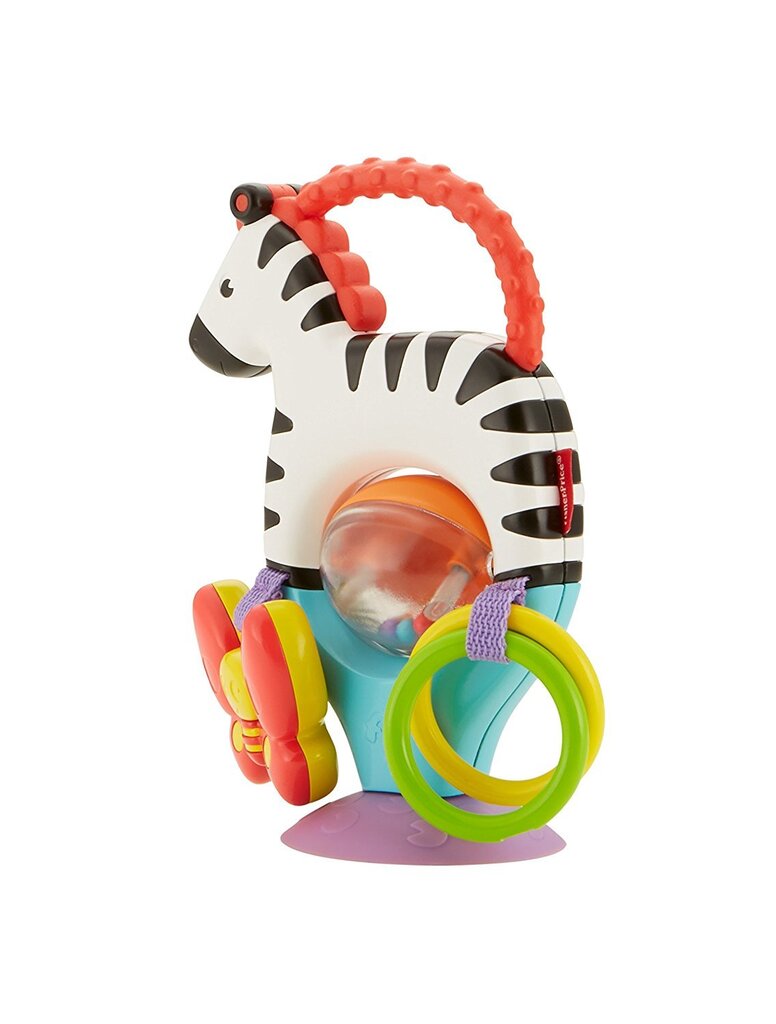 Kinnitatav kõrist Fisher Price Zebra hind ja info | Beebide mänguasjad | hansapost.ee