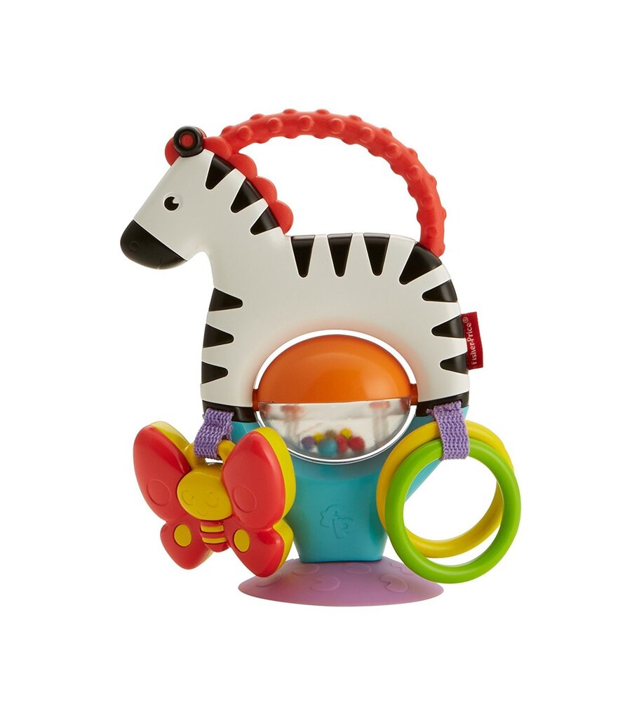 Kinnitatav kõrist Fisher Price Zebra hind ja info | Beebide mänguasjad | hansapost.ee