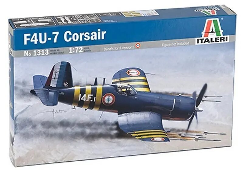 Kokkupandud mudel Italeri 1313 F4U-7 Corsair hind ja info | Klotsid ja konstruktorid | hansapost.ee