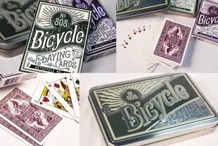 Подарочный набор карт Bicycle: две колоды в стиле ретро в металлической банке  цена и информация | Настольные игры | hansapost.ee