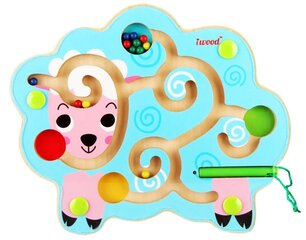 Деревянный магнитный лабиринт Овца цена и информация | Развивающие игрушки для детей | hansapost.ee