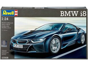 Revell – BMW i8 kokkupandav mudel, 1/24, 07008 цена и информация | Конструкторы и кубики | hansapost.ee