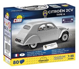 Конструктор Cobi Citroen 2CV A тип, 80 дет. цена и информация | Конструкторы и кубики | hansapost.ee