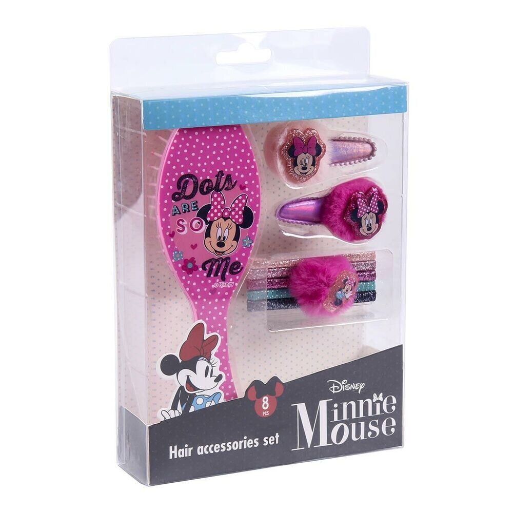 Juuksekaunistused Minnie Mouse Pink (8 tk) цена и информация | Aksessuaarid lastele | hansapost.ee