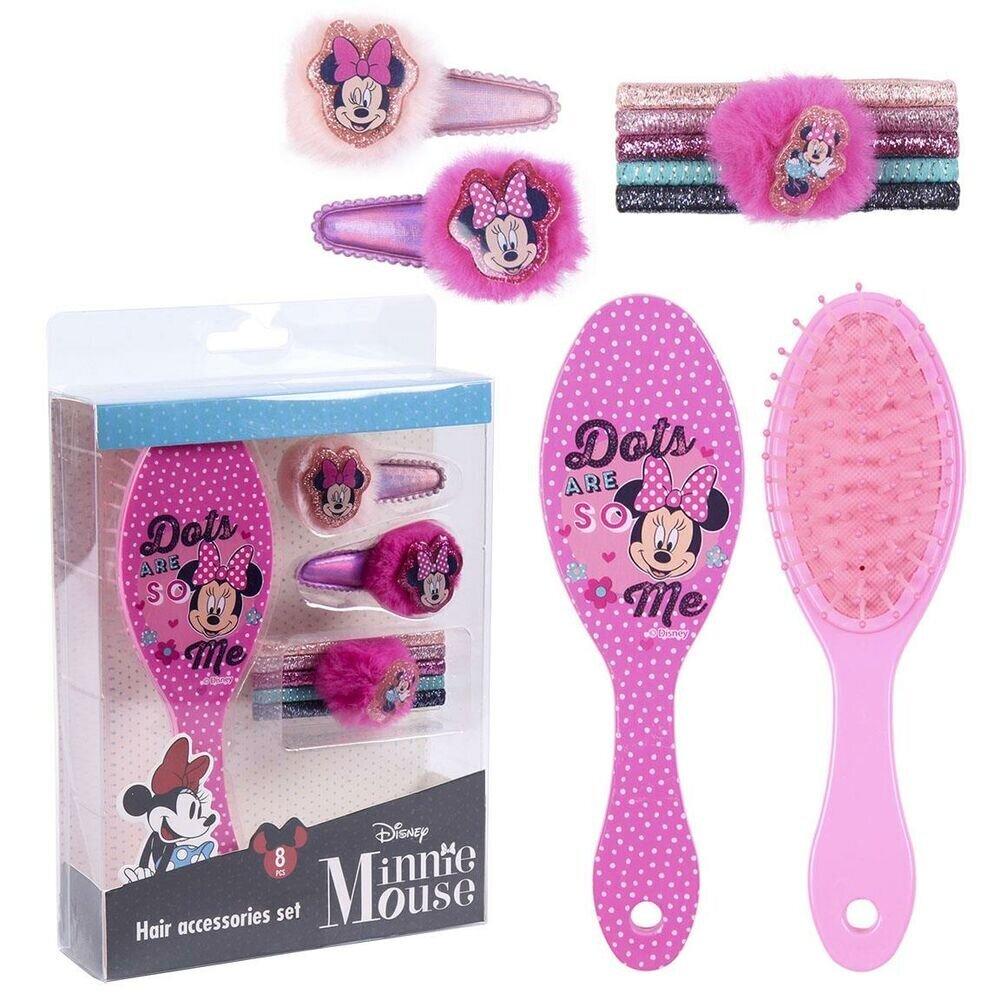 Juuksekaunistused Minnie Mouse Pink (8 tk) цена и информация | Aksessuaarid lastele | hansapost.ee